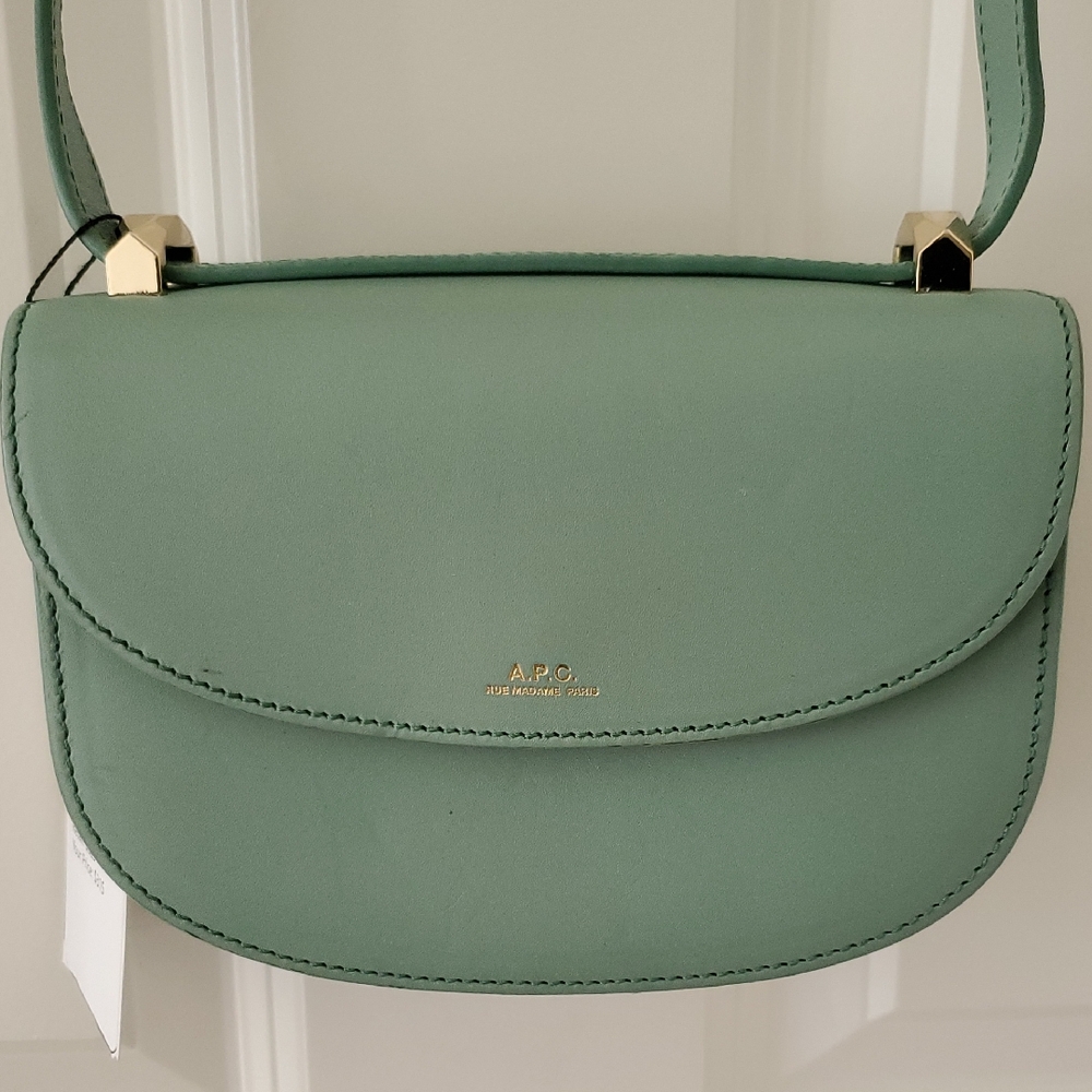 A.P.C. Sac Geneve Leather Mini Bag